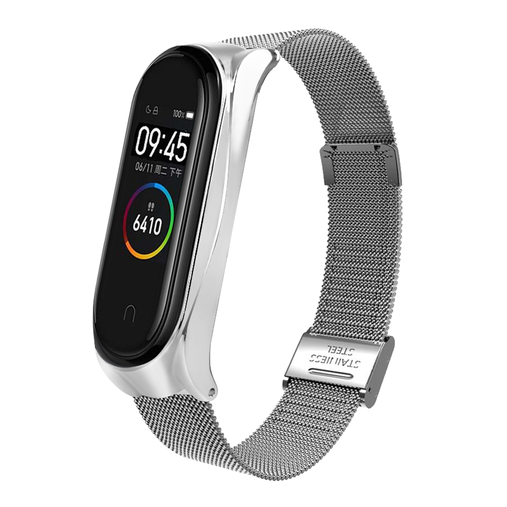 Bakeey-Metal-Watch-Band-Milan-Stainless-Steel-Watch-Strap-for-Xiaomi-Mi-band-4-Smart-Watch-Non-origi-1519089-4