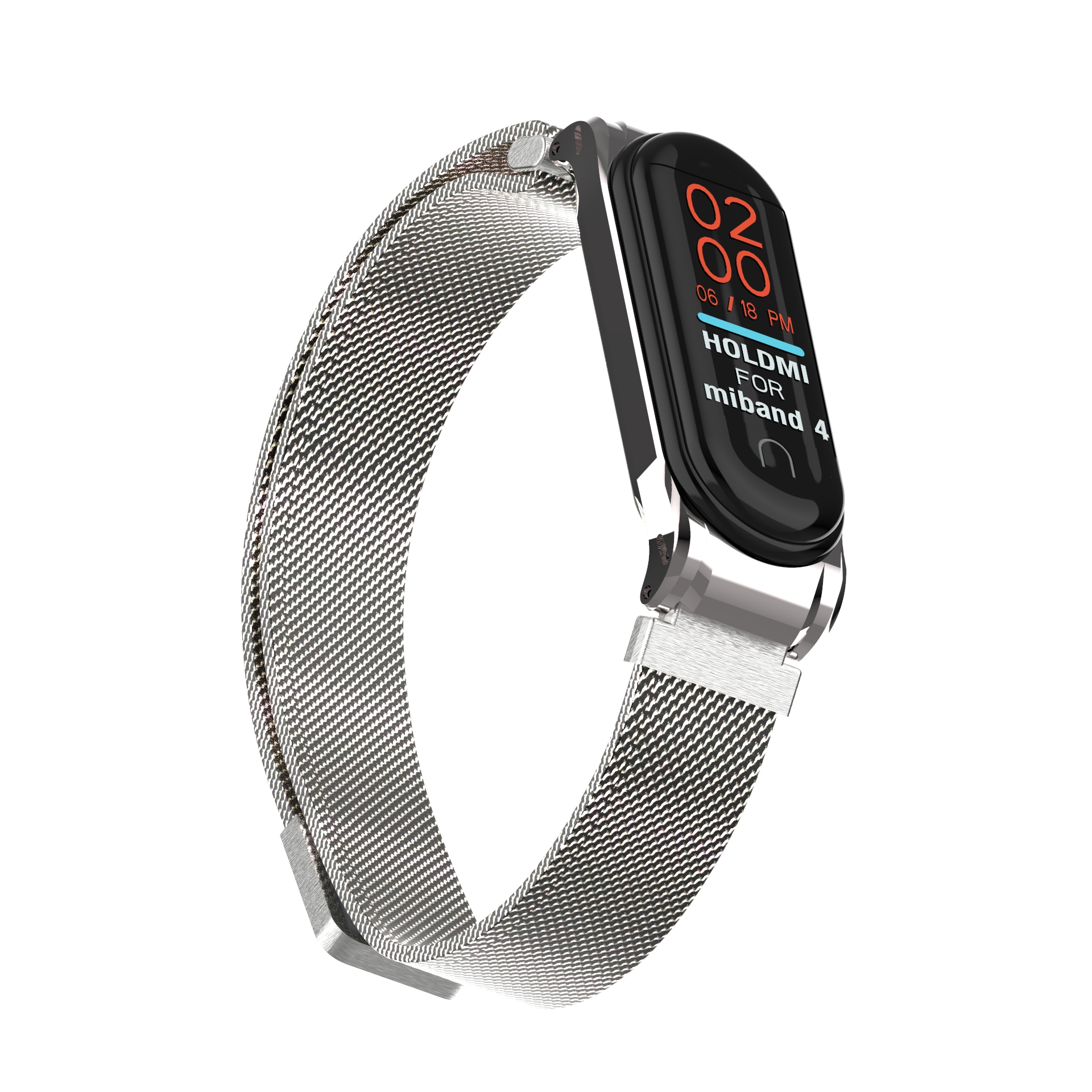 Bakeey-Milan-Stainless-Steel-Watch-Band-for-Xiaomi-mi-band-34-Smart-Watch-Non-original-1555793-7