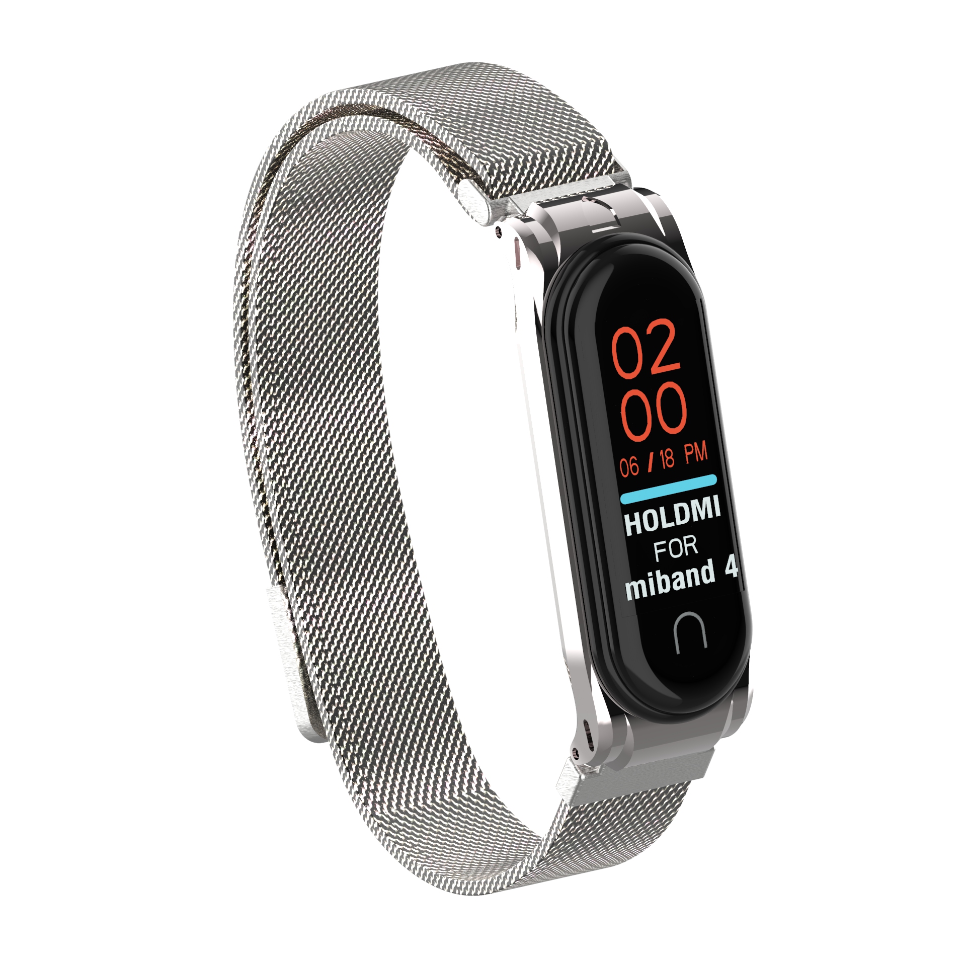 Bakeey-Milan-Stainless-Steel-Watch-Band-for-Xiaomi-mi-band-34-Smart-Watch-Non-original-1555793-8