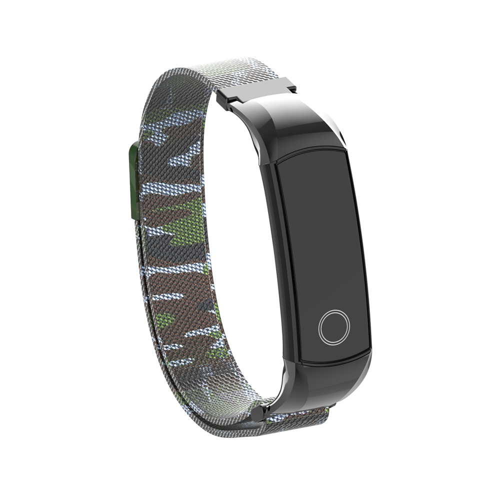 Bakeey-Milanese-Camouflage-Anti-break-Design-Watch-Band-Strap-for-Huawei-Honor-Band-54-1577141-3
