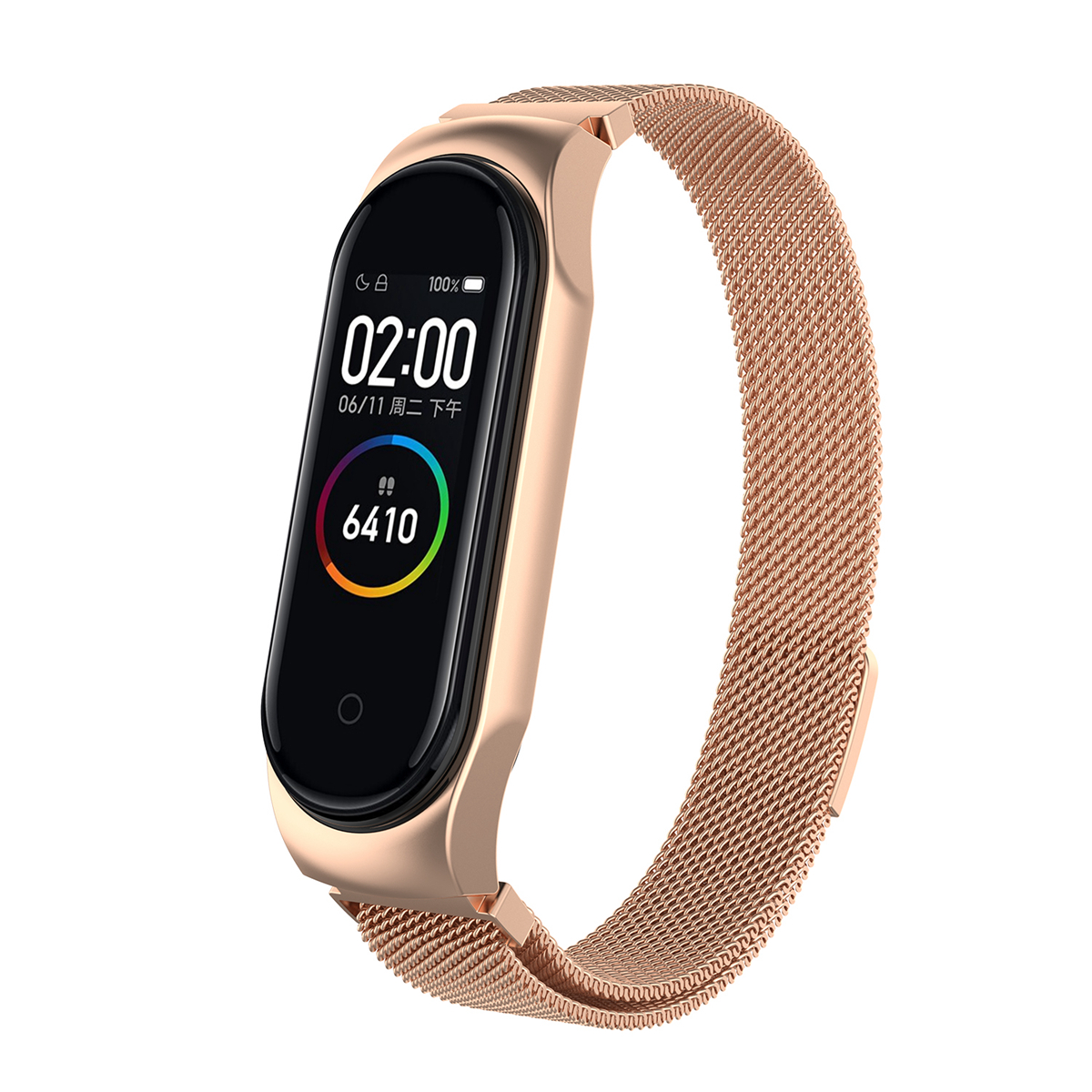 Bakeey-Milanese-Stainless-Replacement-Watch-Band-for-Xiaomi-Mi-Band-43-Smart-Watch--Non-original-1530442-3