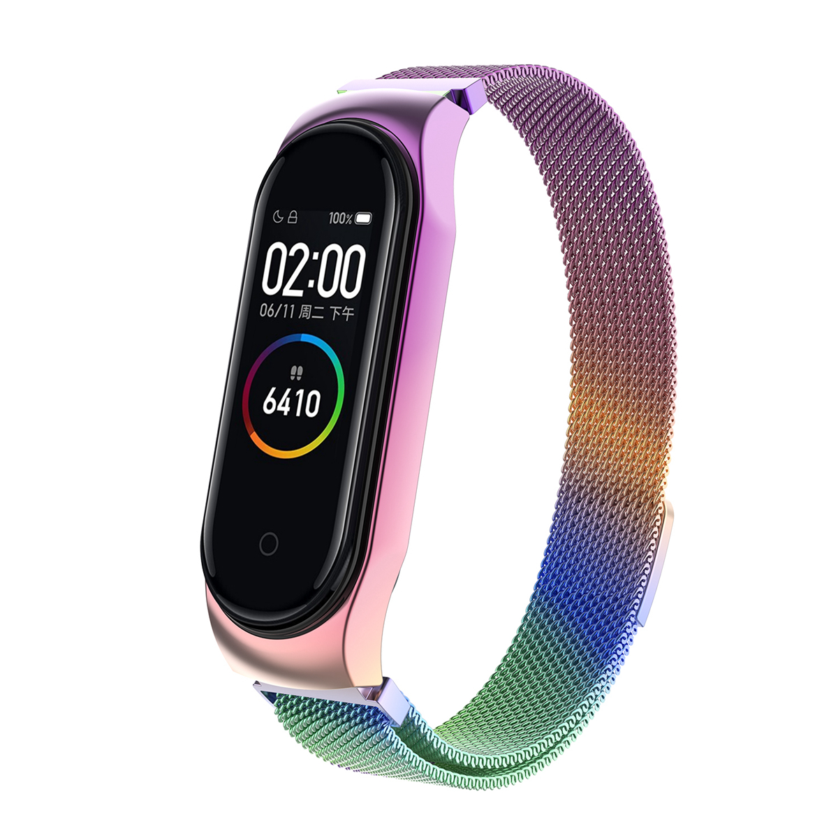 Bakeey-Milanese-Stainless-Replacement-Watch-Band-for-Xiaomi-Mi-Band-43-Smart-Watch--Non-original-1530442-6