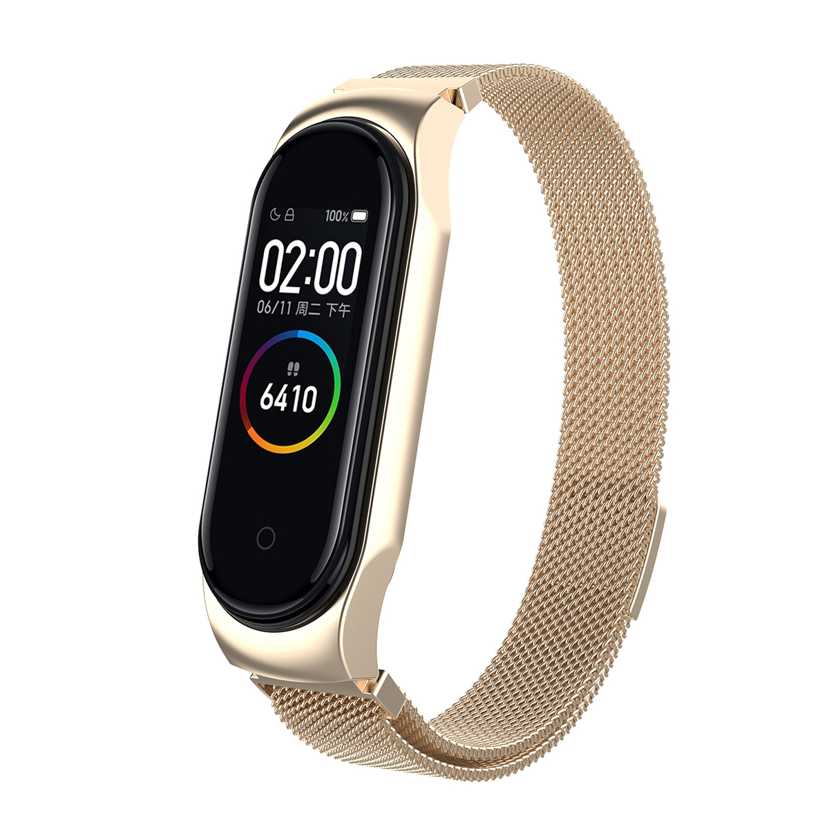Bakeey-Milanese-Stainless-Replacement-Watch-Band-for-Xiaomi-Mi-Band-43-Smart-Watch--Non-original-1530442-7