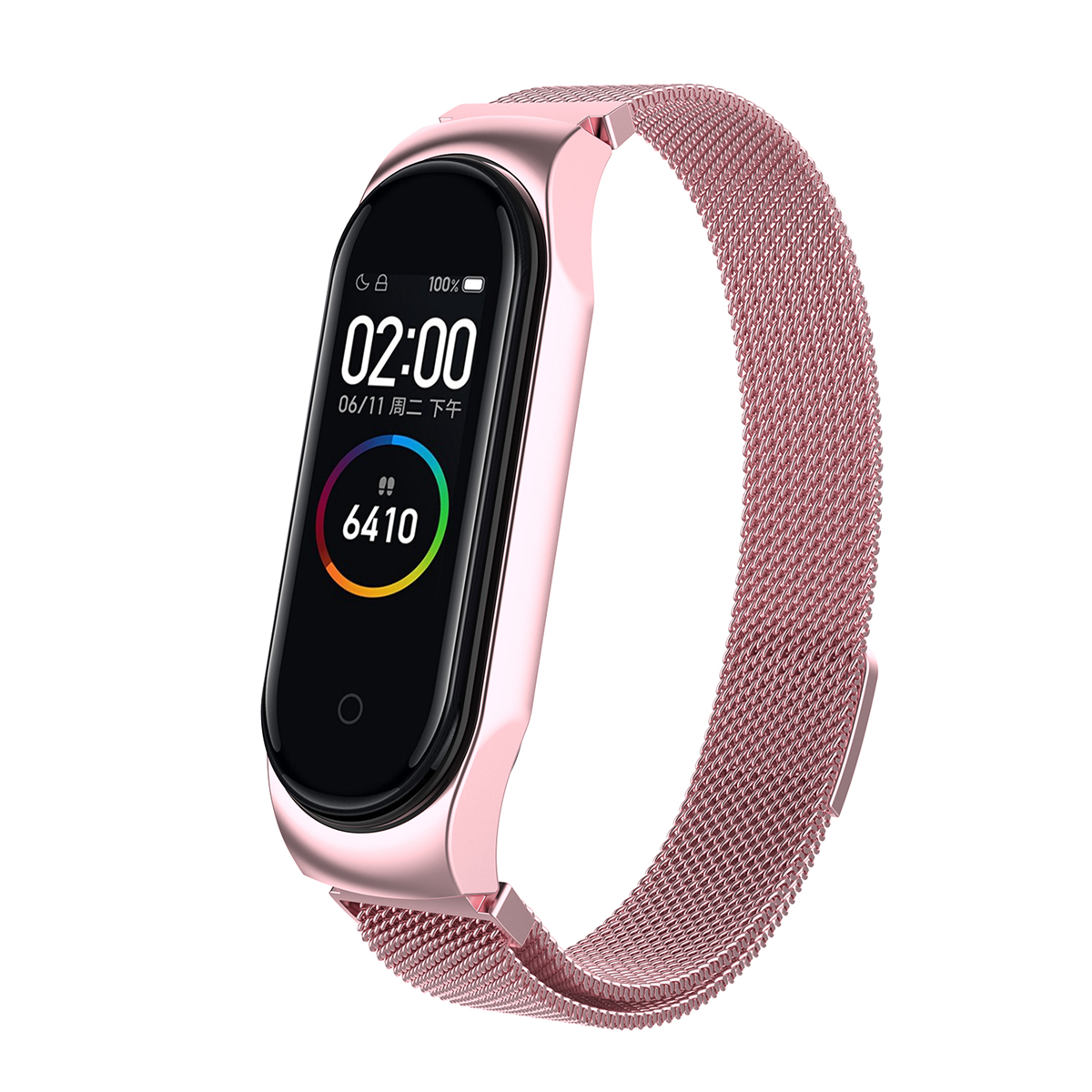 Bakeey-Milanese-Stainless-Replacement-Watch-Band-for-Xiaomi-Mi-Band-43-Smart-Watch--Non-original-1530442-8