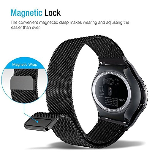 Bakeey-Milanese-Stainless-Steel-Watch-Band-for-Samsung-Galaxy-Watch-Active-1456933-3