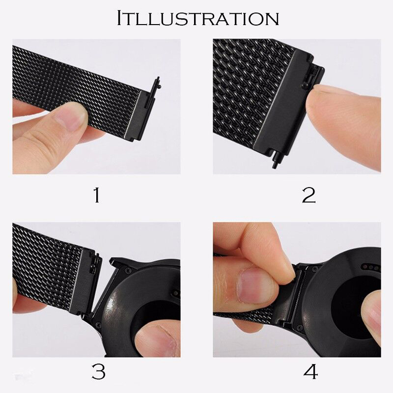 Bakeey-Milanese-Stainless-Steel-Watch-Band-for-Samsung-Galaxy-Watch-Active-1456933-6