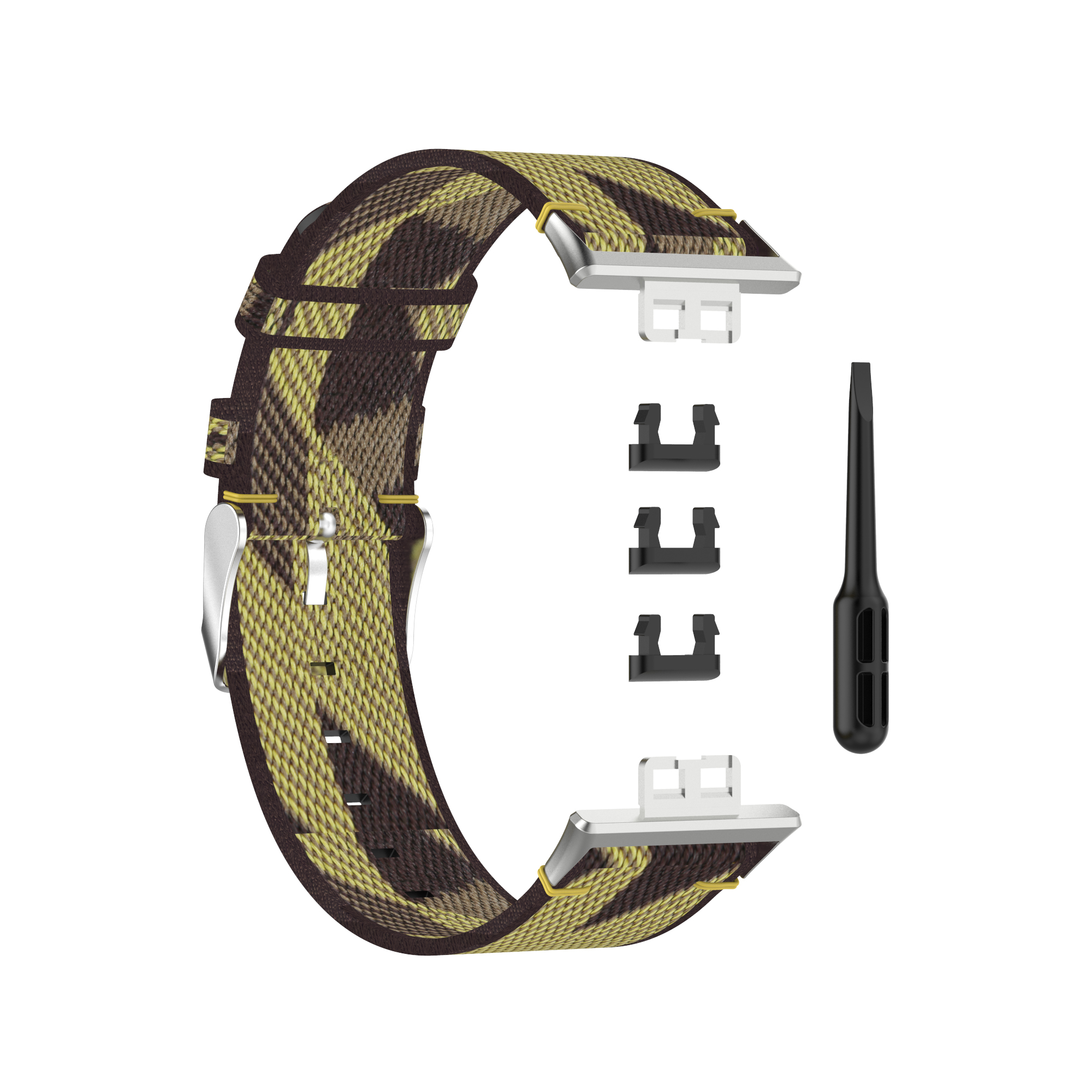 Bakeey-Multi-color-Nylon-Braided-Replacement-Strap-Smart-Watch-Band-For-Huawei-Watch-Fit-1791678-11