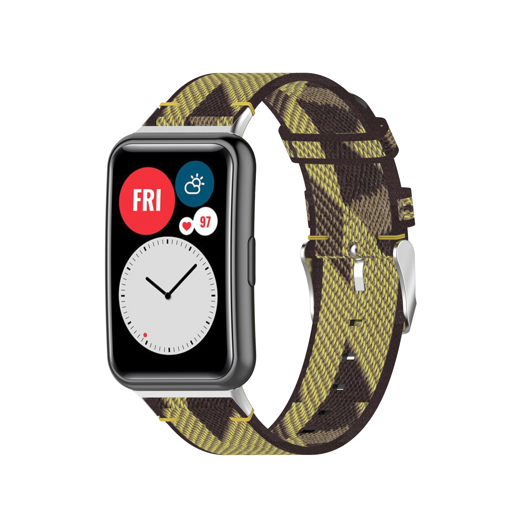 Bakeey-Multi-color-Nylon-Braided-Replacement-Strap-Smart-Watch-Band-For-Huawei-Watch-Fit-1791678-13