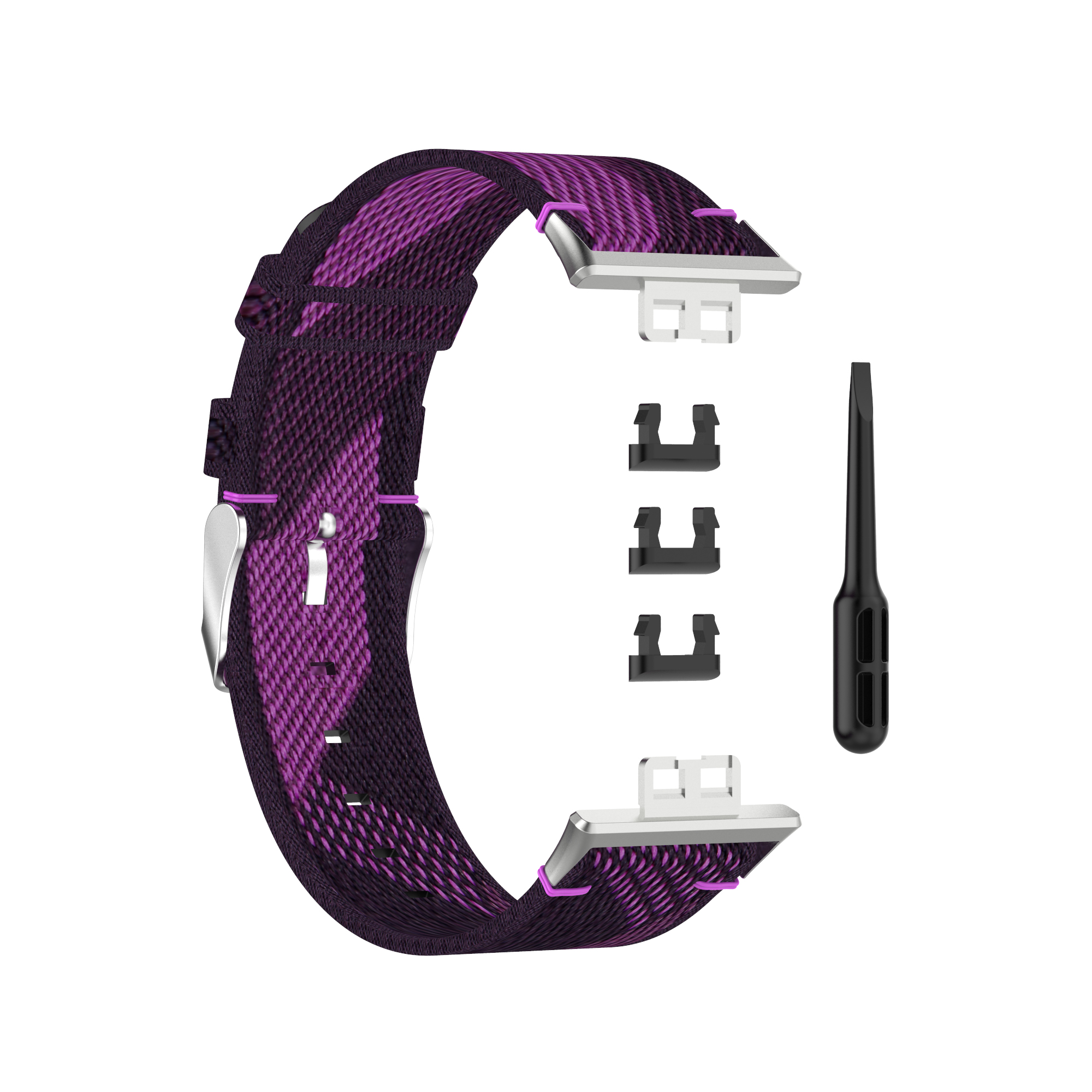 Bakeey-Multi-color-Nylon-Braided-Replacement-Strap-Smart-Watch-Band-For-Huawei-Watch-Fit-1791678-26