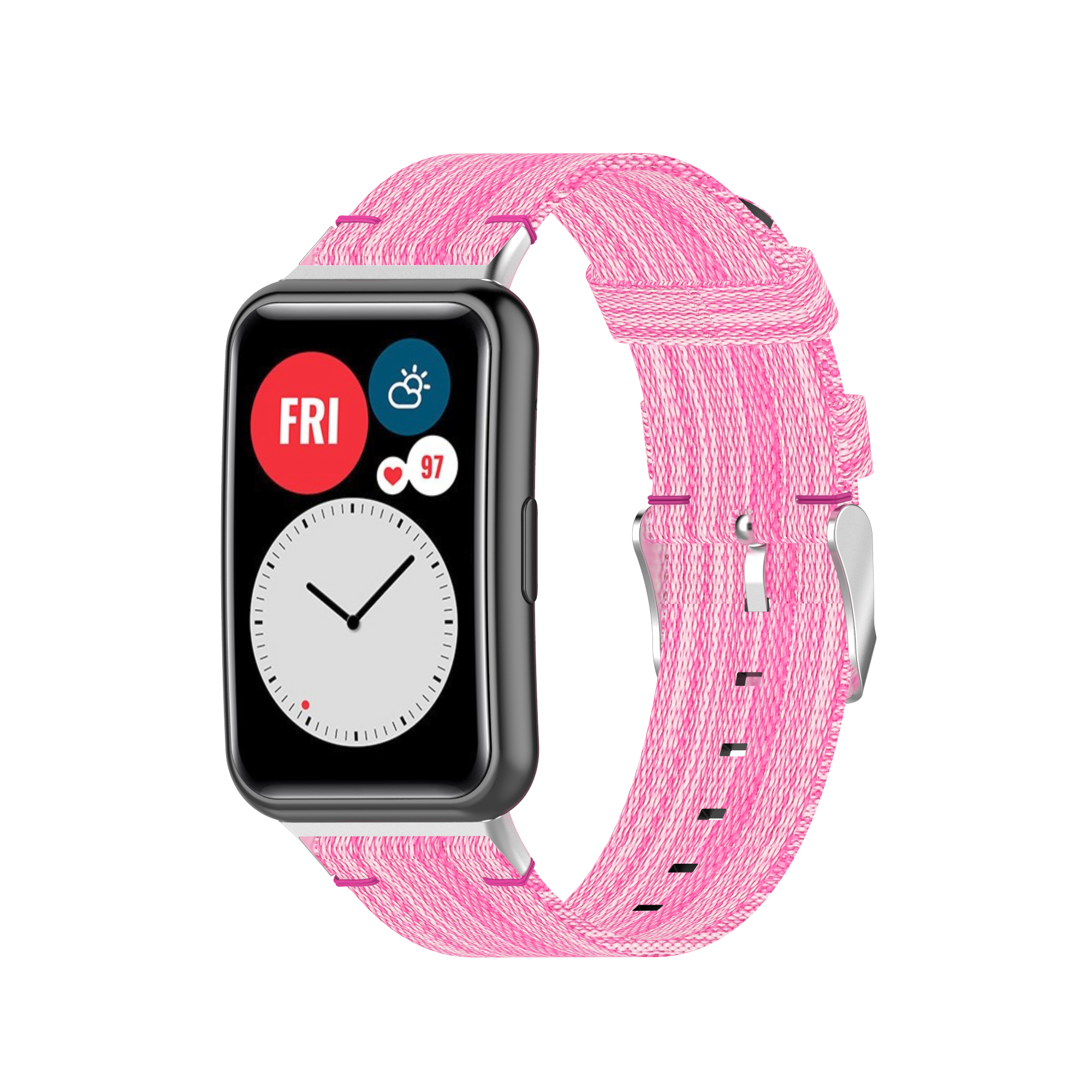Bakeey-Multi-color-Nylon-Braided-Replacement-Strap-Smart-Watch-Band-For-Huawei-Watch-Fit-1791678-7