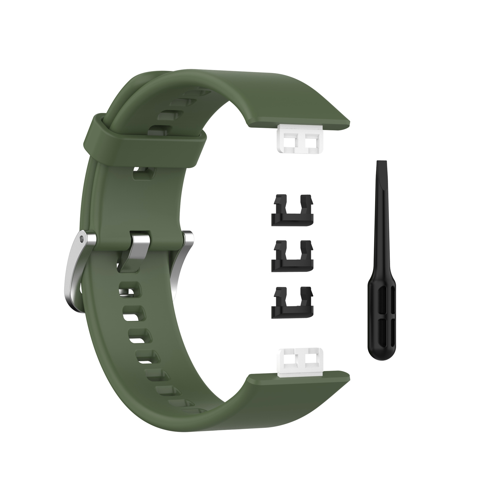 Bakeey-Multi-color-Silicone-Replacement-Strap-Smart-Watch-Band-For-Huawei-Watch-Fit-1782936-12