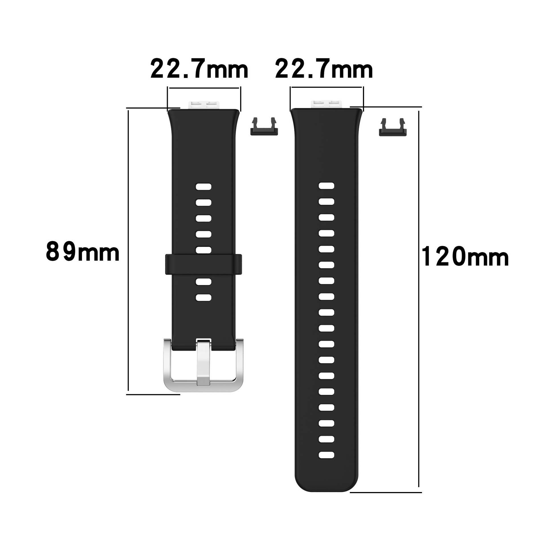 Bakeey-Multi-color-Silicone-Replacement-Strap-Smart-Watch-Band-For-Huawei-Watch-Fit-1782936-4
