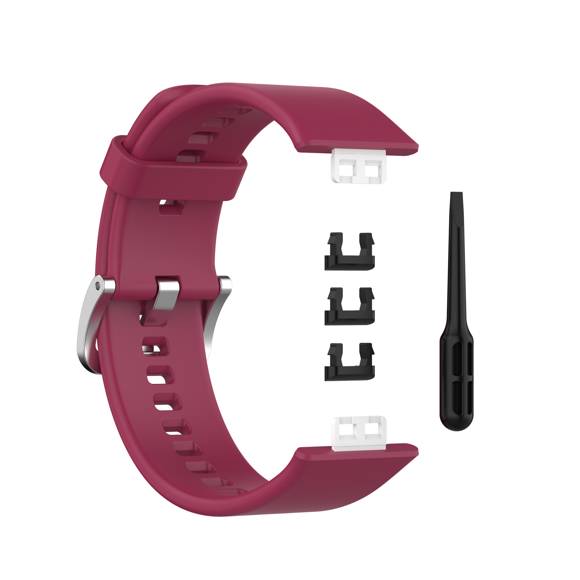 Bakeey-Multi-color-Silicone-Replacement-Strap-Smart-Watch-Band-For-Huawei-Watch-Fit-1782936-5