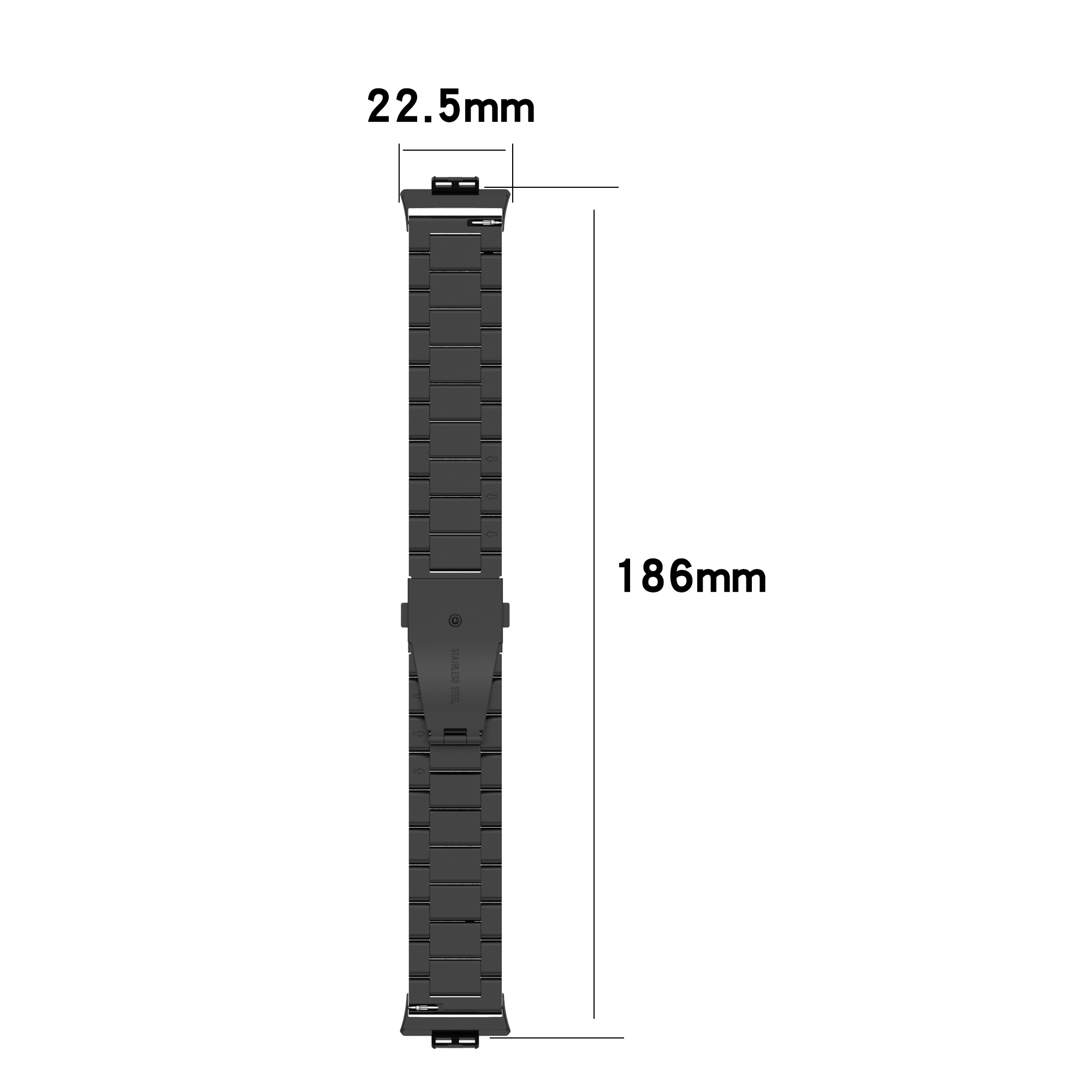 Bakeey-Multi-color-Stainless-Steel-Replacement-Strap-Smart-Watch-Band-For-Huawei-Watch-Fit-1793850-4