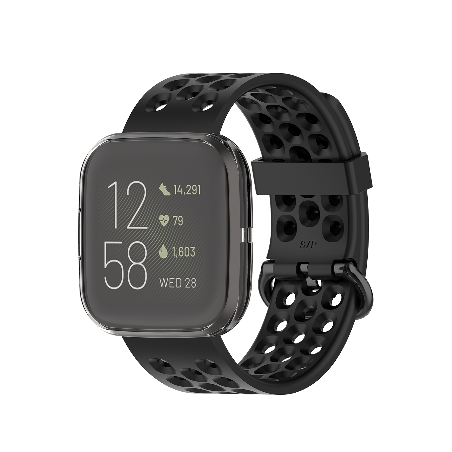 Bakeey-Multi-color-Transparent-Soft-TPU-Rubber-All-inclusive-Watch-Protector-Case-Cover-For-Fitbit-V-1744493-12
