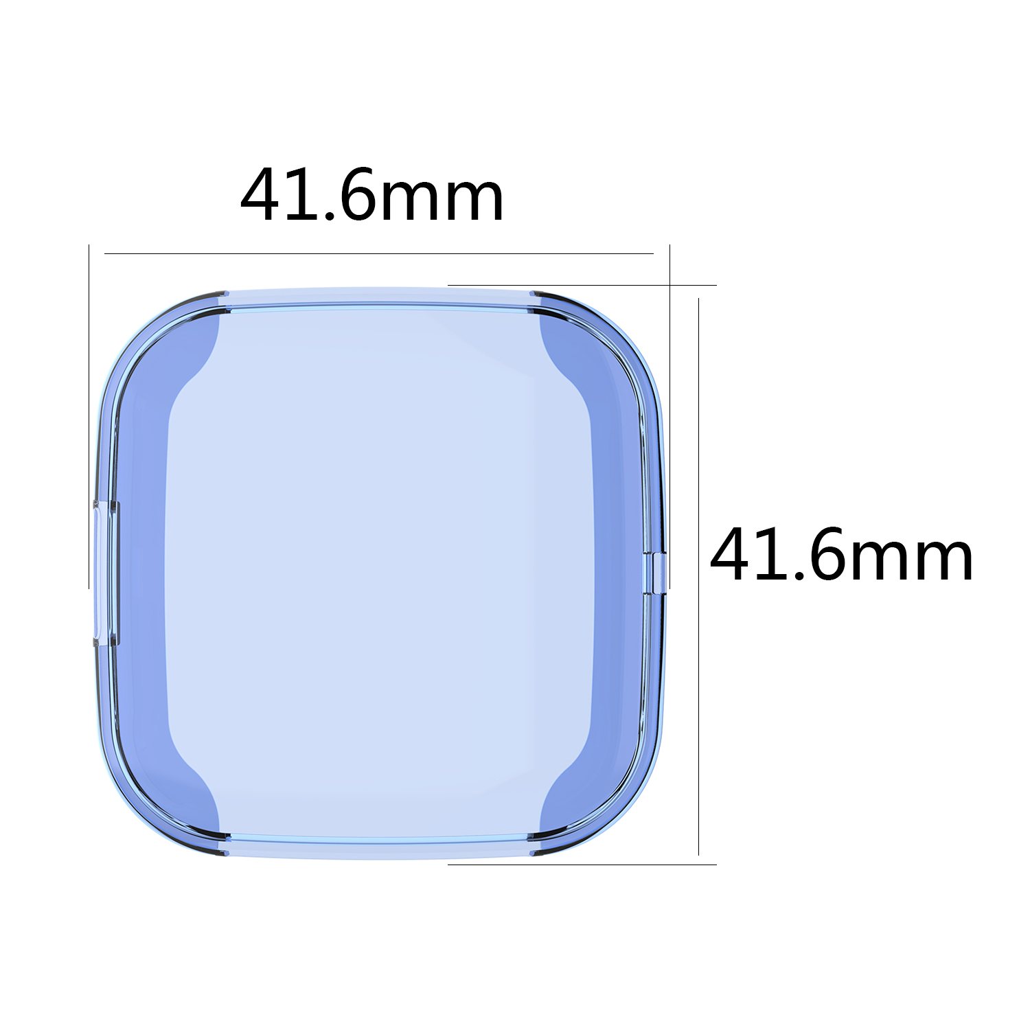 Bakeey-Multi-color-Transparent-Soft-TPU-Rubber-All-inclusive-Watch-Protector-Case-Cover-For-Fitbit-V-1744493-3