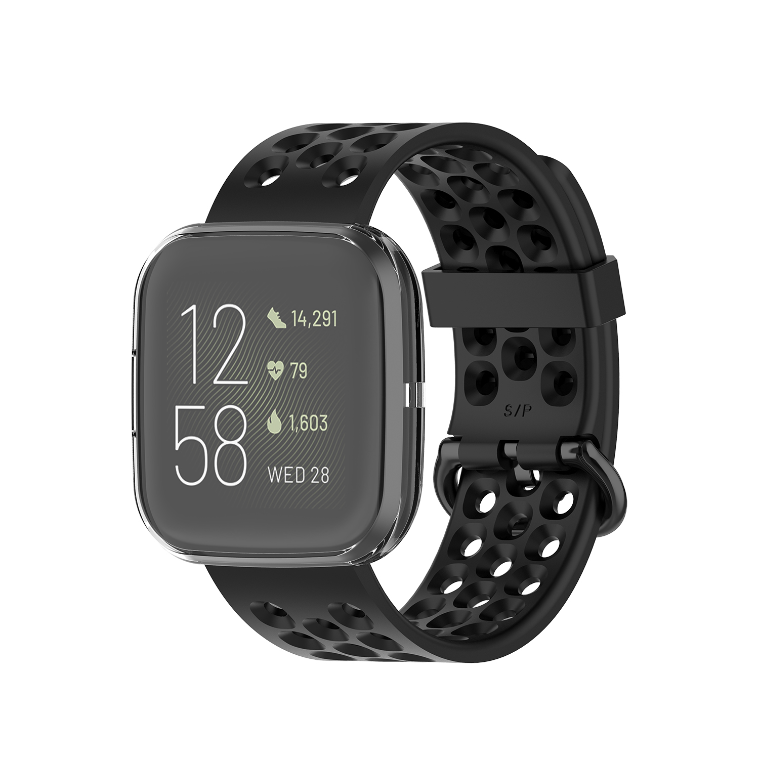 Bakeey-Multi-color-Transparent-Soft-TPU-Rubber-All-inclusive-Watch-Protector-Case-Cover-For-Fitbit-V-1744493-9