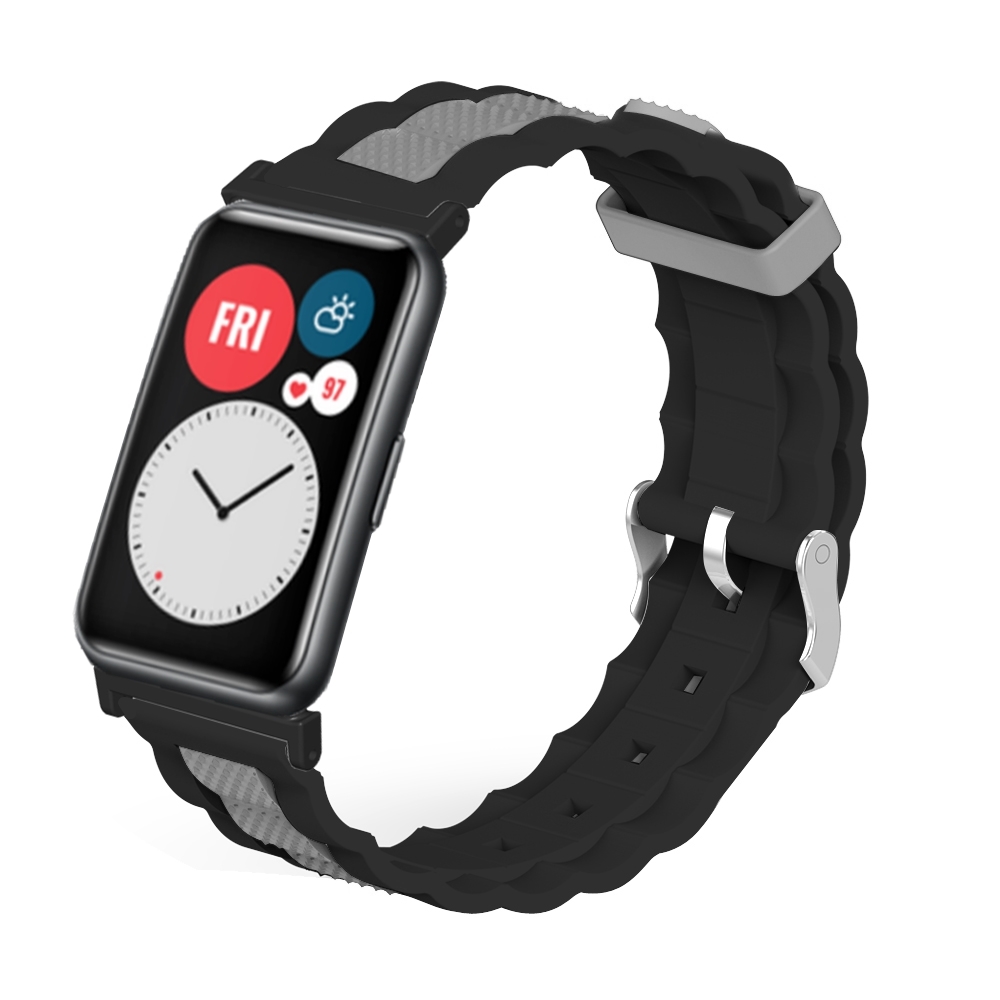 Bakeey-Multicolor-Comfortable-Soft-Silicone-Watch-Band-Strap-Replacement-for-Huawei-Watch-Fit-1804814-5