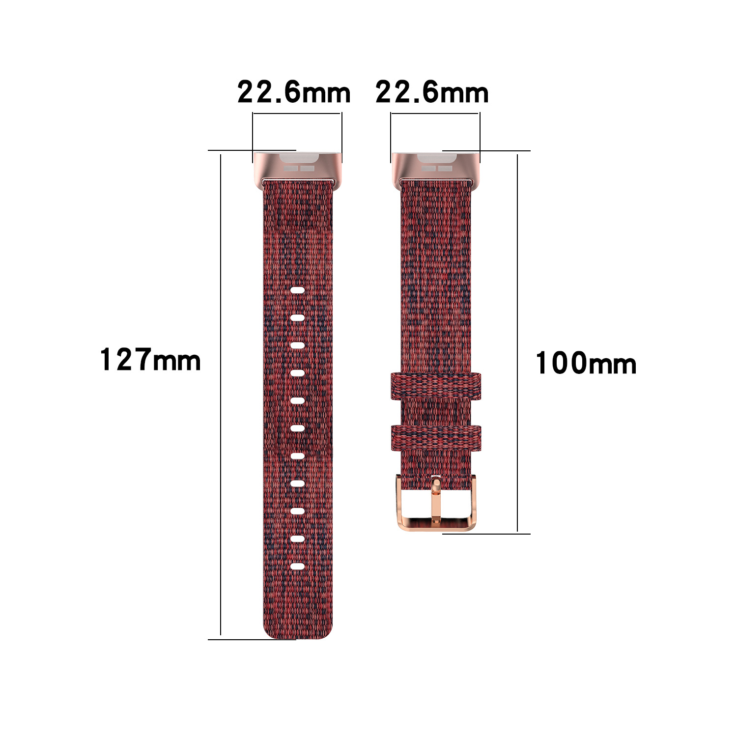 Bakeey-Nylon-Canvas-Woven-Smart-Watch-Band-Replacement-Strap-For-Fitbit-Charge-34-1727948-12