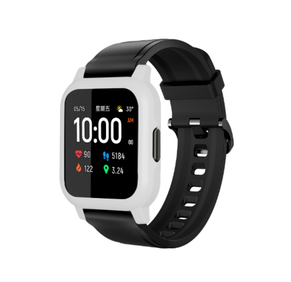 Bakeey-PC-Colorful-Watch-Case-Cover-Screen-Protector-for-Haylou-LS02-Smart-Watch-1738977-11