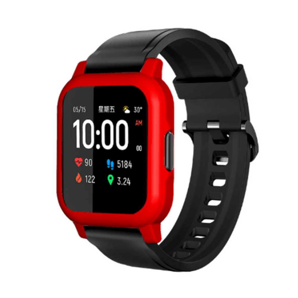 Bakeey-PC-Colorful-Watch-Case-Cover-Screen-Protector-for-Haylou-LS02-Smart-Watch-1738977-6