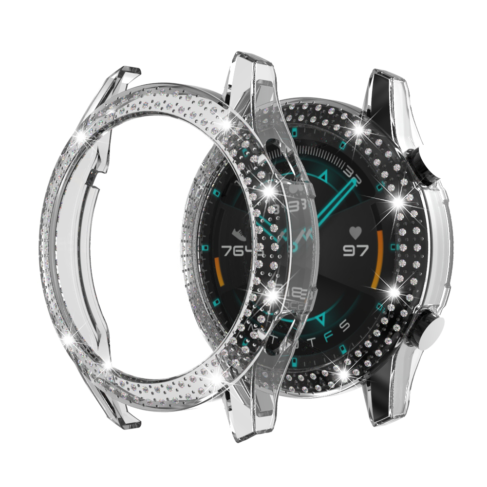 Bakeey-PC-Crystal-Watch-Case-Cover-Screen-Protector-for-Huawei-GT2-46MM-Smart-Watch-1738941-4