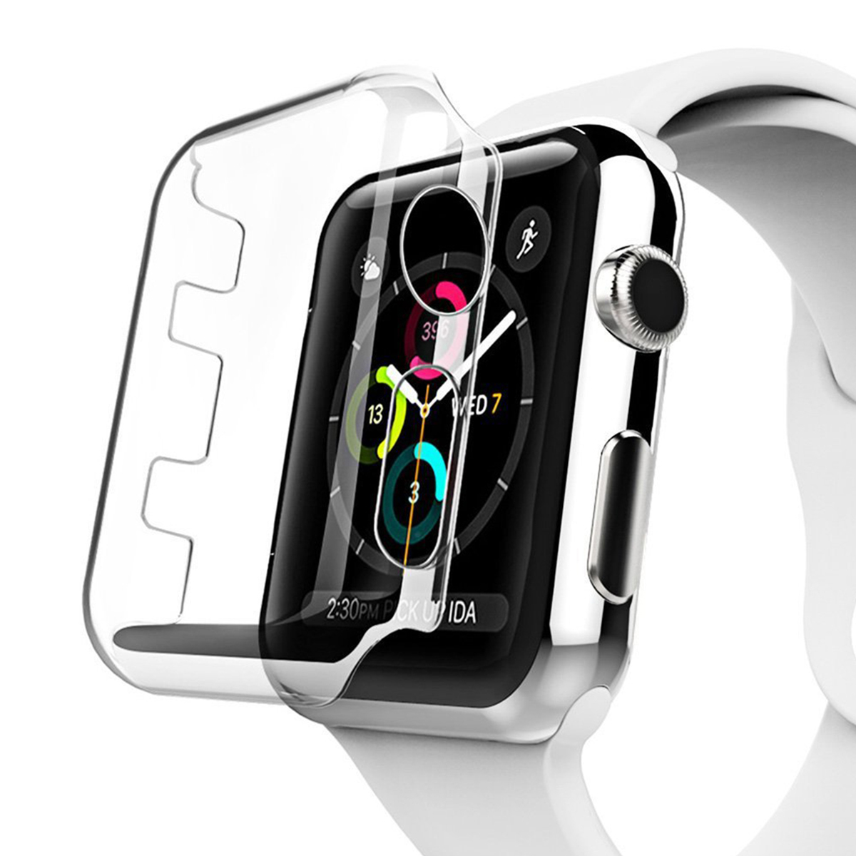 Bakeey-PC-Transparent-Screen-Protector-Case-for-Apple-Watch-4-Smart-Watch-1716653-5