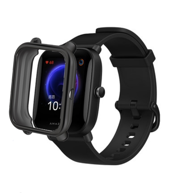 Bakeey-PU-Watch-Case-Cove-Screen-Protector-for-Amazfit-POP-Smart-Watch-1775310-4