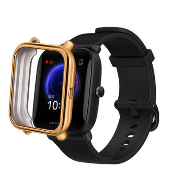 Bakeey-PU-Watch-Case-Cove-Screen-Protector-for-Amazfit-POP-Smart-Watch-1775310-9