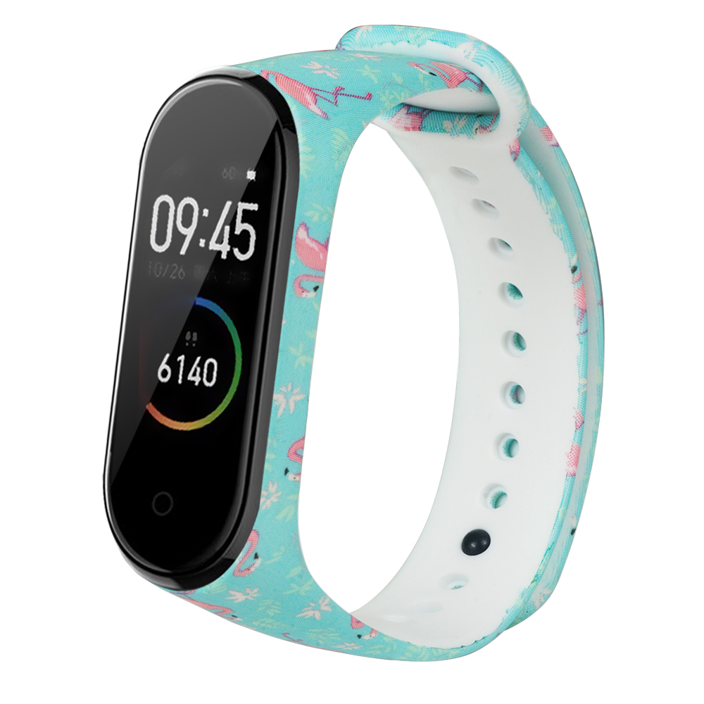 Bakeey-Painted-Pattern-Replacement-Silicone-Watch-Band-Strap-for-Xiaomi-Band-43-Smart-Watch-Band-Non-1514994-12