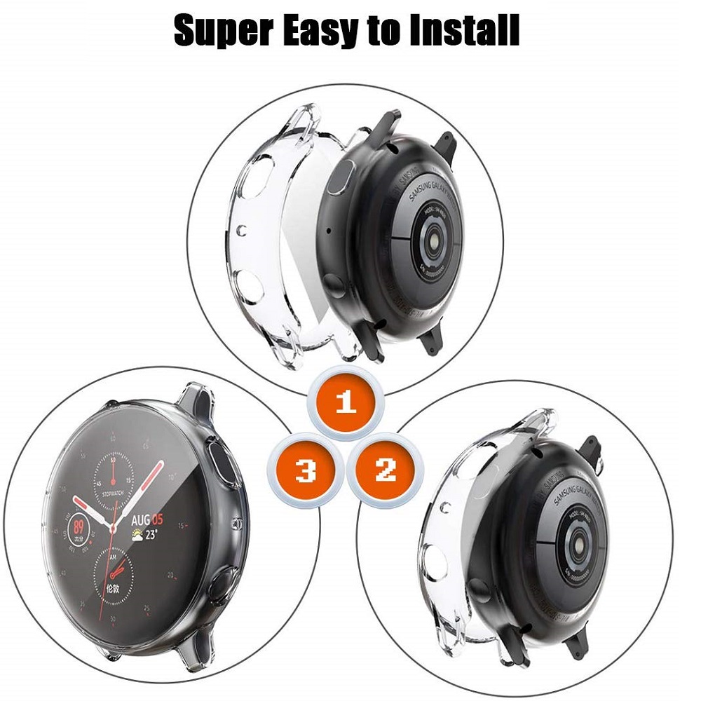 Bakeey-Plating-Lightweight-Shockproof-Scratch-Resistant-TPU-Full-Cover-Watch-Cover-for-Samsung-Galax-1628062-9