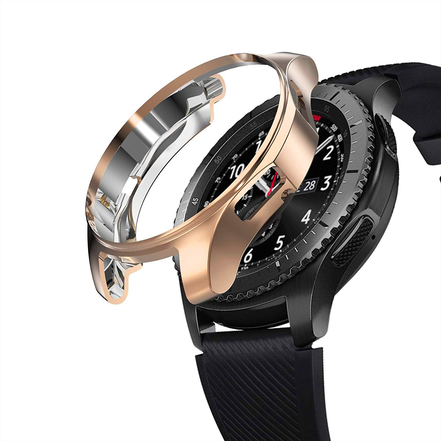 Bakeey-Plating-Scratch-Resistant-TPU-Watch-Cover-for-Gear-S3--for-Samsung-Galaxy-Watch-42mm--46mm-1576380-7