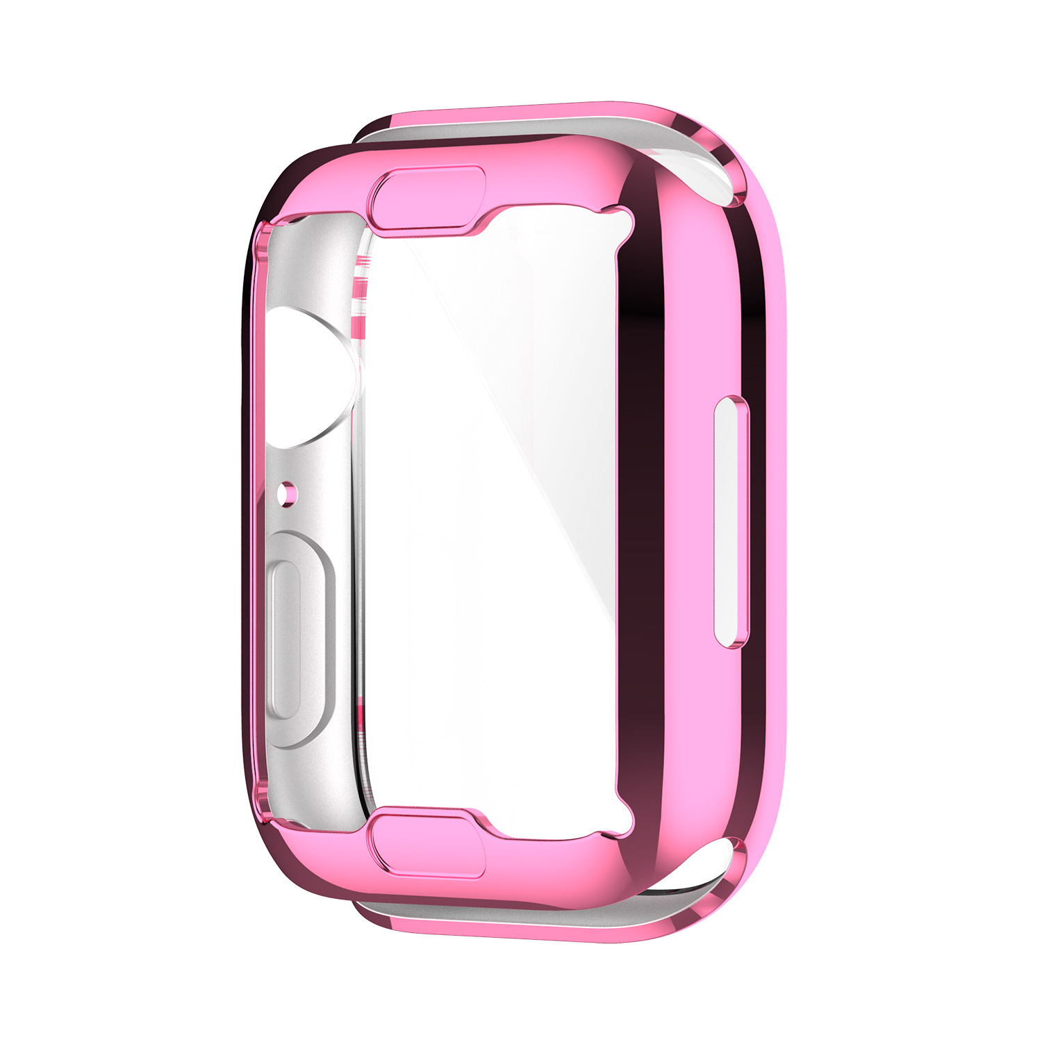 Bakeey-Plating-Shockproof-Anti-Scratch-Soft-TPU--HD-Clear-Tempered-Glass-Full-Cover-Watch-Case-Cover-1912353-12