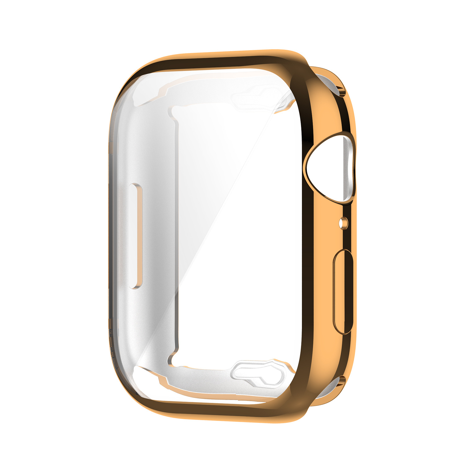 Bakeey-Plating-Shockproof-Anti-Scratch-Soft-TPU--HD-Clear-Tempered-Glass-Full-Cover-Watch-Case-Cover-1912353-16