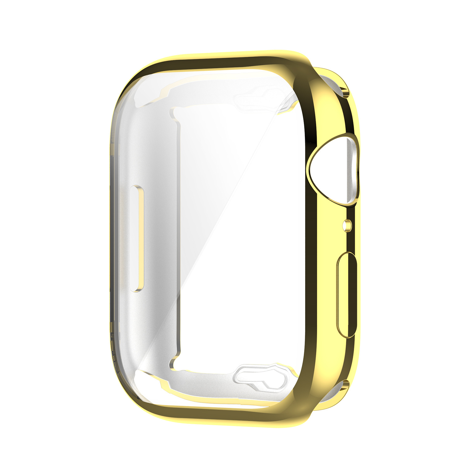 Bakeey-Plating-Shockproof-Anti-Scratch-Soft-TPU--HD-Clear-Tempered-Glass-Full-Cover-Watch-Case-Cover-1912353-19