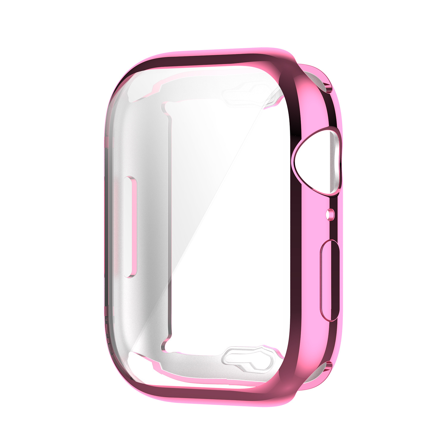 Bakeey-Plating-Shockproof-Anti-Scratch-Soft-TPU--HD-Clear-Tempered-Glass-Full-Cover-Watch-Case-Cover-1912353-21