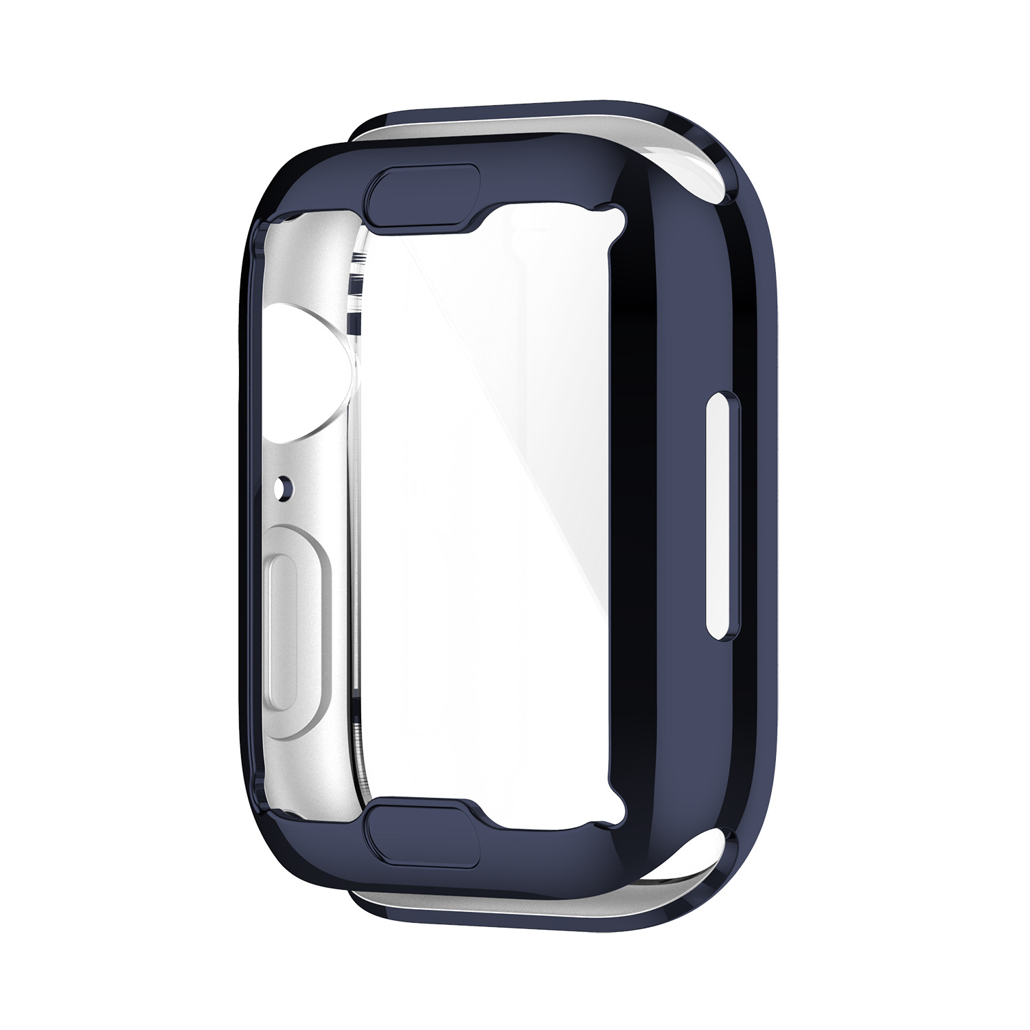 Bakeey-Plating-Shockproof-Anti-Scratch-Soft-TPU--HD-Clear-Tempered-Glass-Full-Cover-Watch-Case-Cover-1912353-6