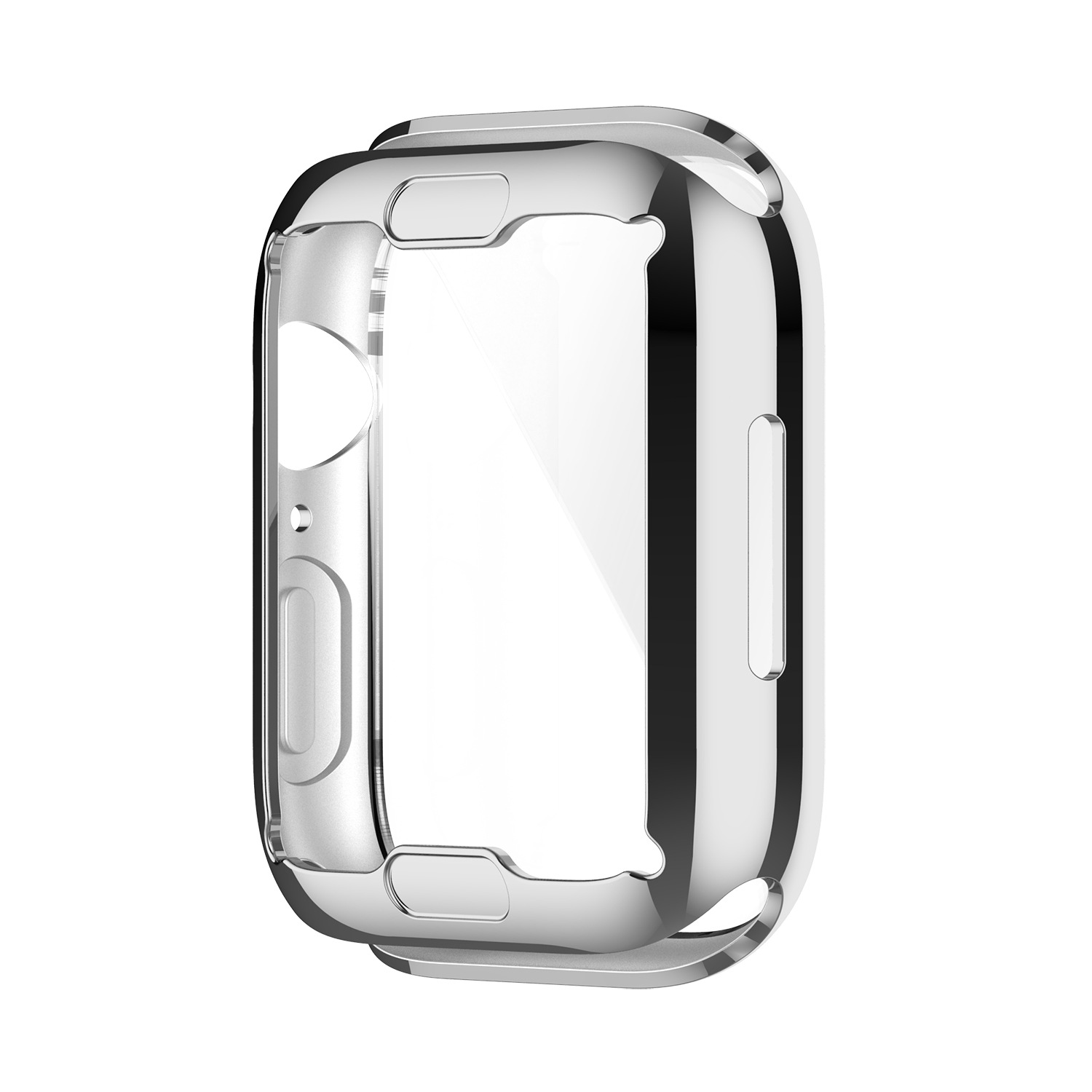 Bakeey-Plating-Shockproof-Anti-Scratch-Soft-TPU--HD-Clear-Tempered-Glass-Full-Cover-Watch-Case-Cover-1912353-8