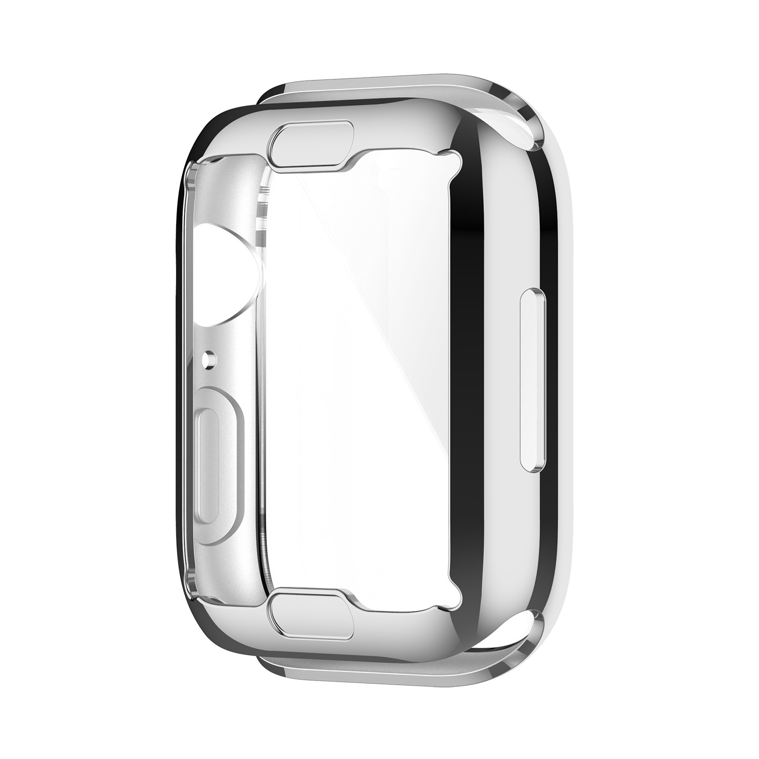 Bakeey-Plating-Shockproof-Anti-Scratch-Soft-TPU--HD-Clear-Tempered-Glass-Full-Cover-Watch-Case-Cover-1912353-8