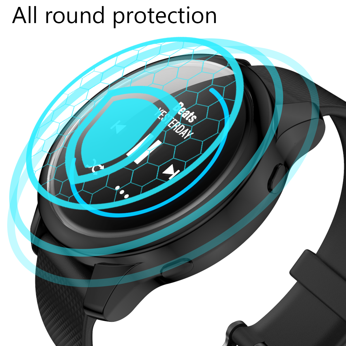Bakeey-Plating-TPU-Watch-Cover-Watch-Case-Protector-For-Garmin-Venu-1696295-2