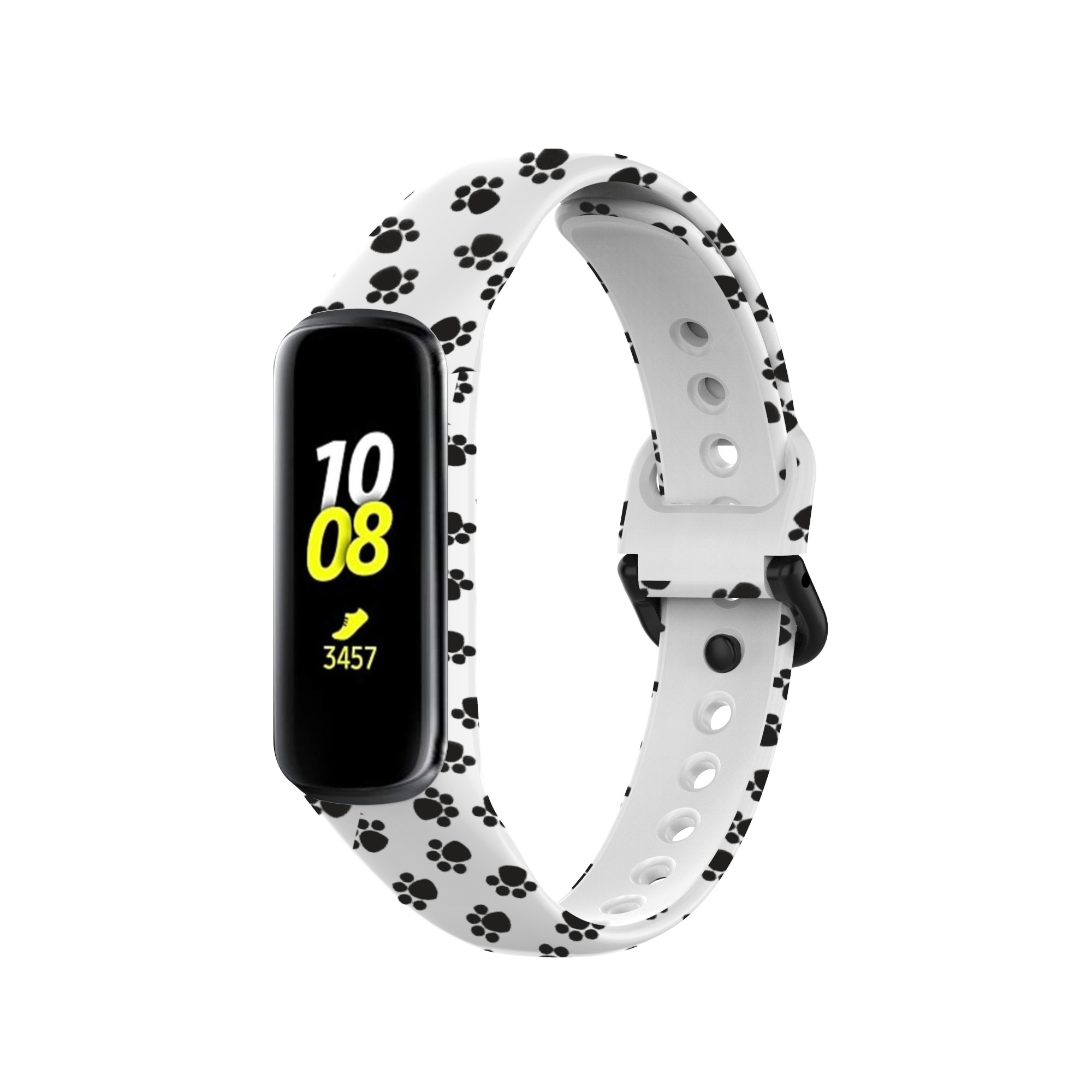 Bakeey-Printed-Pattern-Stainless-Steel-Buckle-Smart-watch-Band-Replacement-Strap-For-Samsung-Galaxy--1806217-9