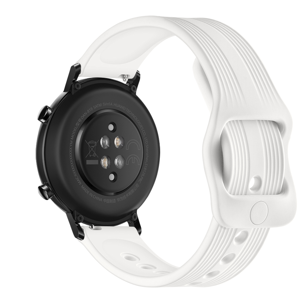 Bakeey-Pure-Color-Silicone-Watch-Band-Replacement-Watch-Strap-for-Huawei-GT2-Smart-Watch-1672610-3