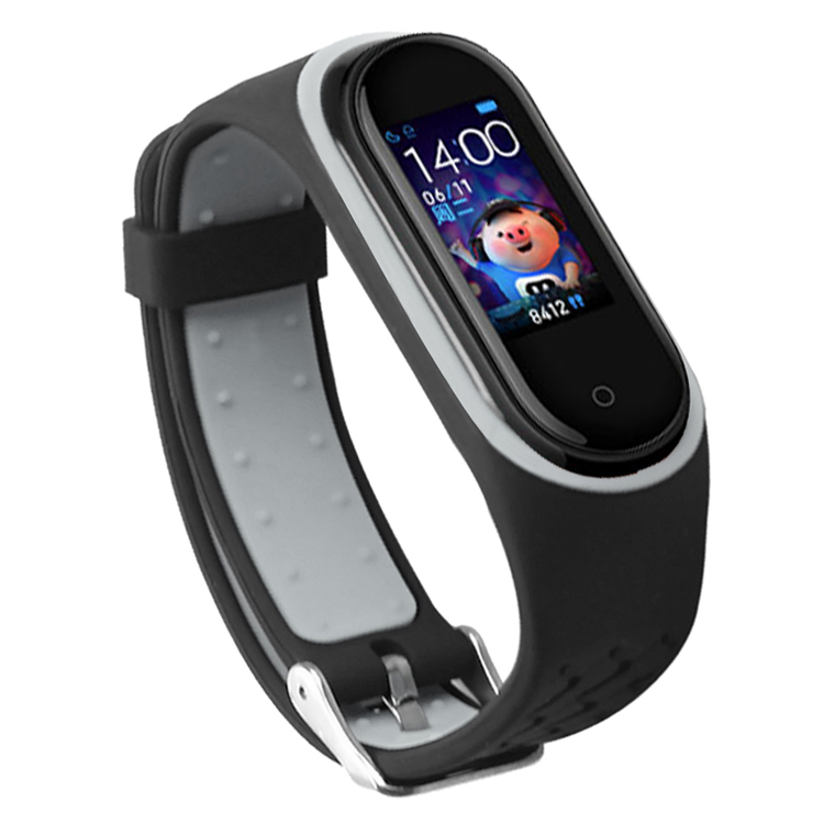 Bakeey-Replacement-Anti-lost-Design-Colorful-Silicone-Watch-Band-for-Xiaomi-Mi-Band-43-Smart-Watch-N-1533511-2