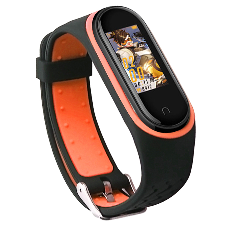 Bakeey-Replacement-Anti-lost-Design-Colorful-Silicone-Watch-Band-for-Xiaomi-Mi-Band-43-Smart-Watch-N-1533511-3