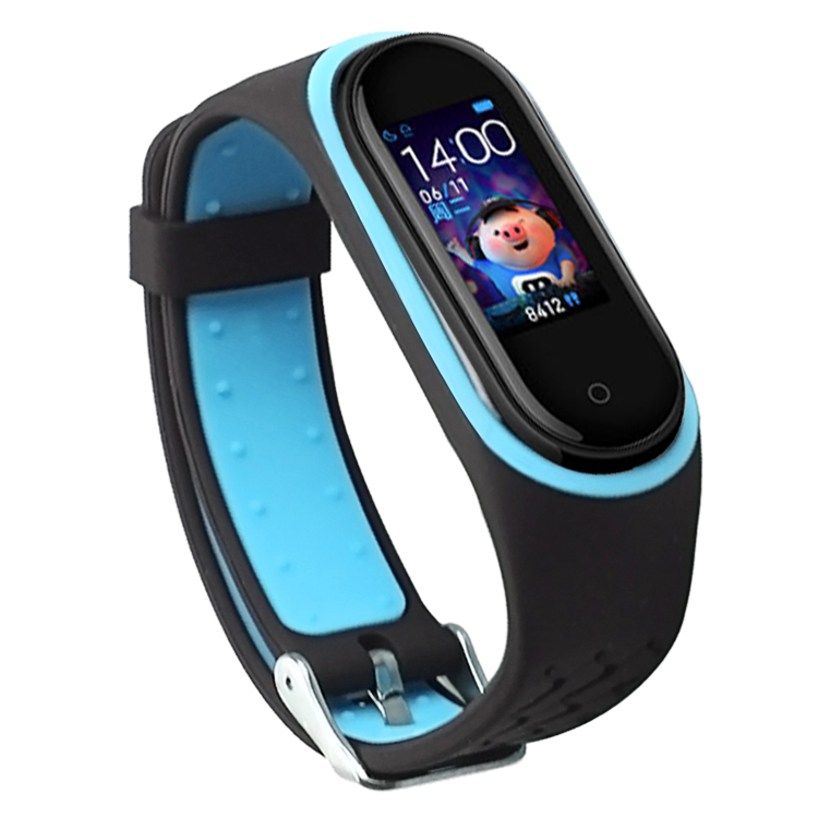 Bakeey-Replacement-Anti-lost-Design-Colorful-Silicone-Watch-Band-for-Xiaomi-Mi-Band-43-Smart-Watch-N-1533511-5