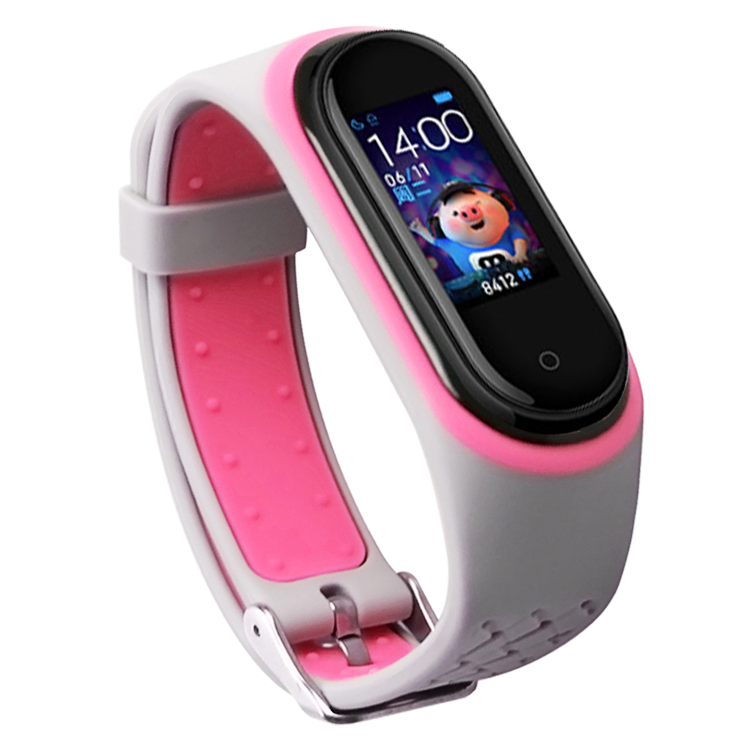 Bakeey-Replacement-Anti-lost-Design-Colorful-Silicone-Watch-Band-for-Xiaomi-Mi-Band-43-Smart-Watch-N-1533511-7