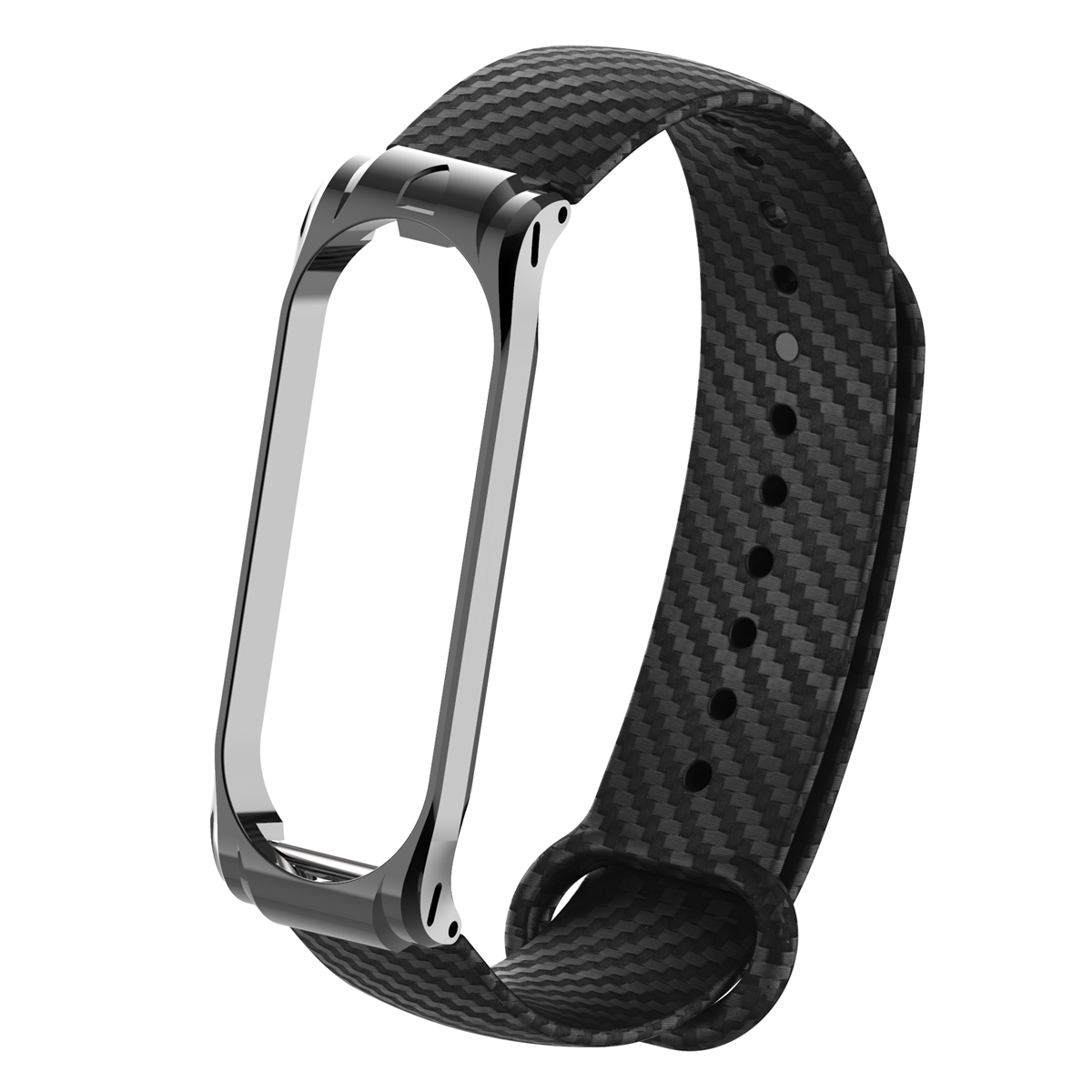 Bakeey-Replacement-Carbon-Fiber-Decoration-TPU-Watch-Band-for-Xiaomi-Mi-Band-4-Smart-Watch--Non-orig-1526972-5
