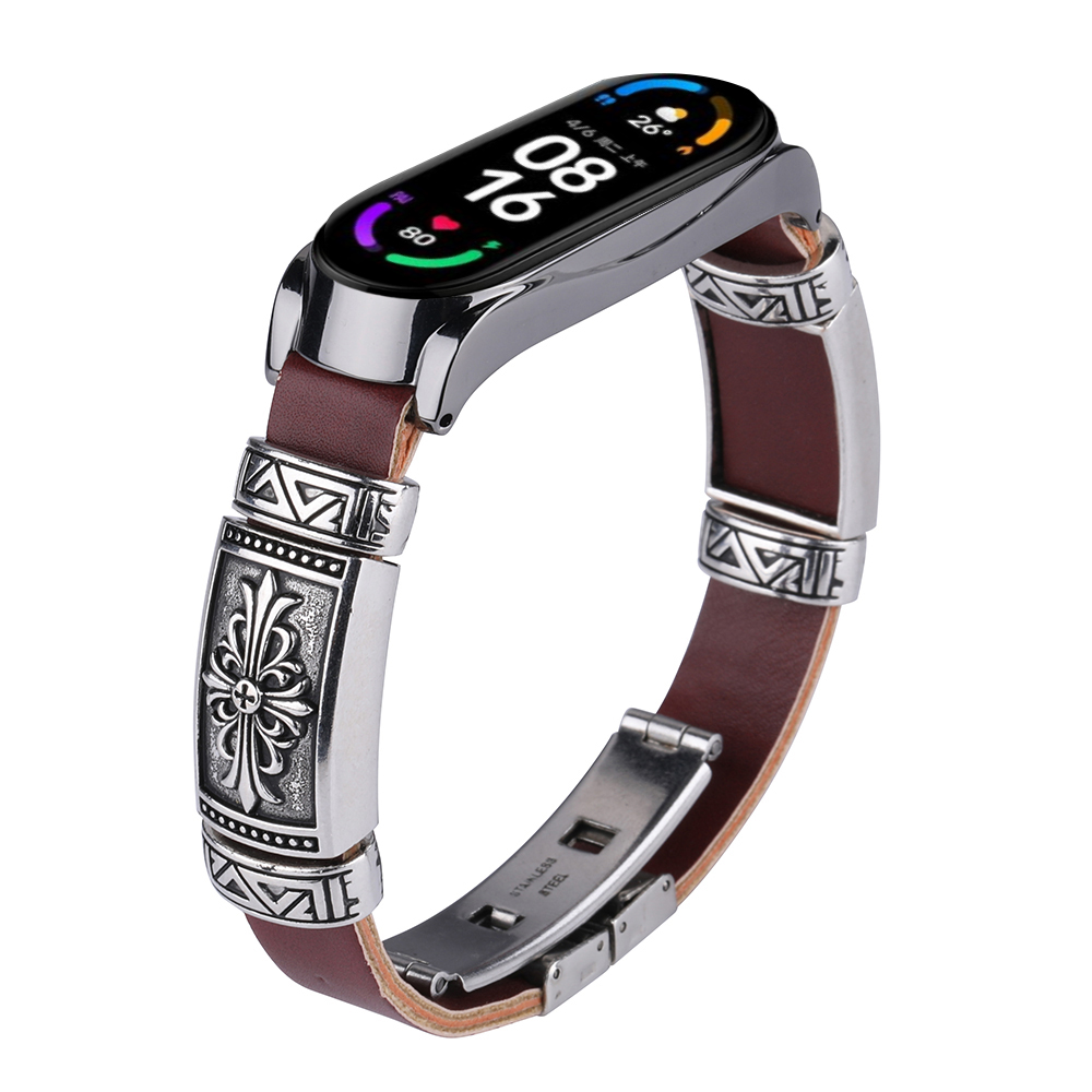 Bakeey-Retro-Embossing-Butterfly-Buckle-DIY-Adjustable-Length-PU-Leather-Watch-Band-Strap-Replacemen-1834441-13