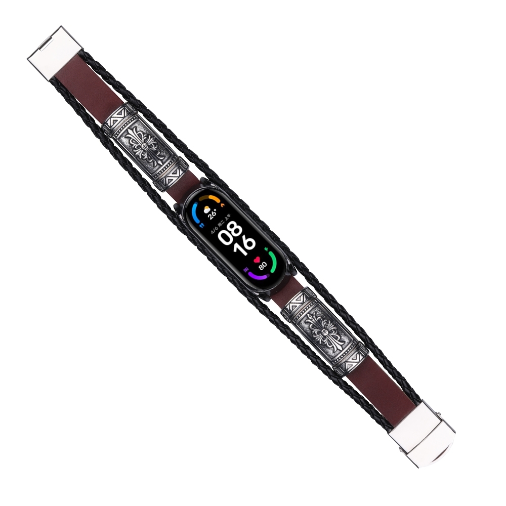 Bakeey-Retro-Embossment-Butterfly-Buckle-DIY-Adjustable-Length-Wider-PU-Leather-Watch-Band-Strap-Rep-1834164-15