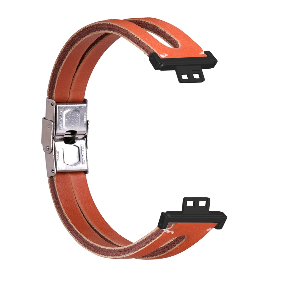Bakeey-Retro-Handmade-Leather-Watch-Band-Strap-Replacement-for-Huawei-Watch-Fit-1804818-7